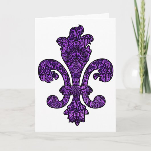 Twilight Violet Gothic Kaart (Voorkant)