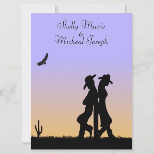 Twilight Westerne Weddenschap Kaart (Achterkant)