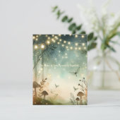 Twilight Whispers van het bos Kaart (Staand voorkant)