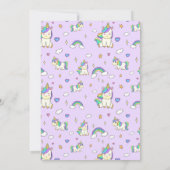 Twin Babies Cute unicorn baby shower Invitation (Dos)