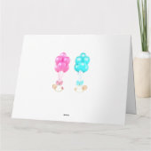 Twin Babies Kaart (Achterkant)