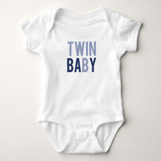 Twin Baby B Blauw Romper