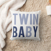 Twin Baby B Coussin bleu (Couverture)