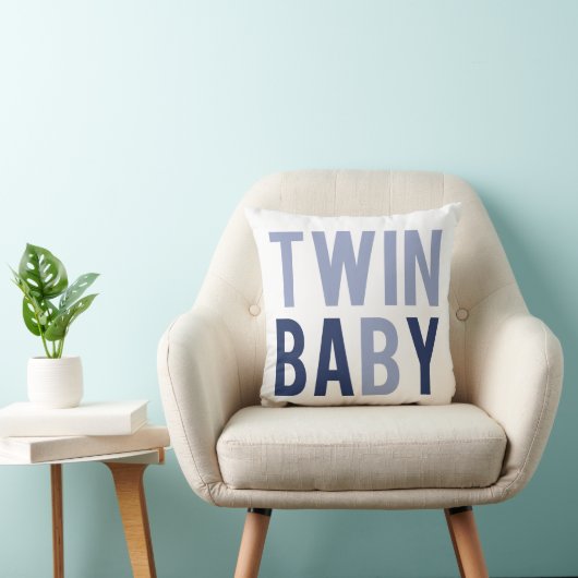 Twin Baby B Coussin bleu (Chaise)