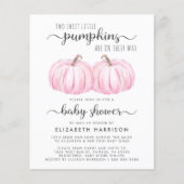 Twin Baby Girls pompoenschoen per post (Voorkant)