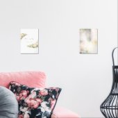 Twin Baby Shower Invitation Botanical Greenery Flo Muurkunst Sets (Woonkamer)