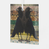 Twin Beaks Crows Glas Ornament (Voorkant links)