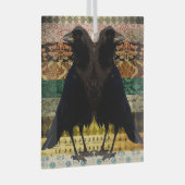 Twin Beaks Crows Glas Ornament (Voorkant Rechts)