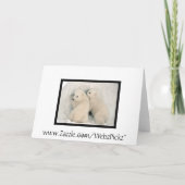 Twin Bears Congratulations Card 2 - Customizable Kaart (Achterkant)