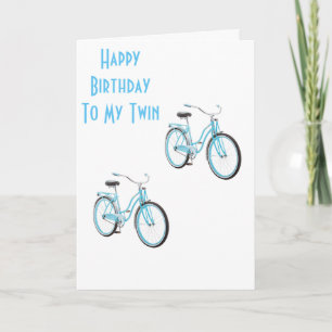 TWIN BIKES VOOR MIJN "TWIN" MET DUBBELE WENSEN OOK KAART