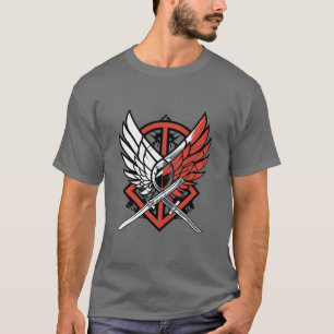 Twin Blades Anime-T-shirt T-shirt