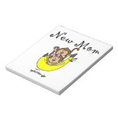 Twin Boy en GIrl New Mam Gifts Notitieblok (Gedraaid)