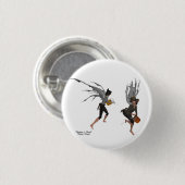Twin Boy Rain Faeries Pin Button (Voorkant /achterkant)