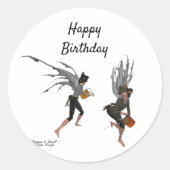 Twin Boy Rain Faeries Stickers (Voorkant)