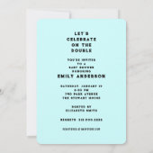 Twin Boys Baby Shower Invitations (Dos)