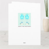 Twin Boys-congraties Kaart (Achterkant)