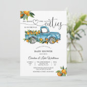 Twin Boys Cuties Baby Shower Invitation (Debout devant)