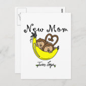 Twin Boys New Mam Tshirts en cadeaus Briefkaart (Voorkant / Achterkant)