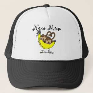 Twin Boys New Mam Tshirts en cadeaus Trucker Pet