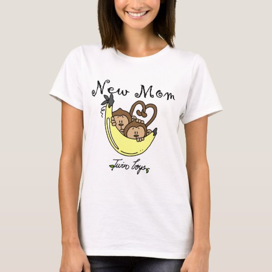 Twin Boys New Mom Tshirts et cadeaux (Devant)