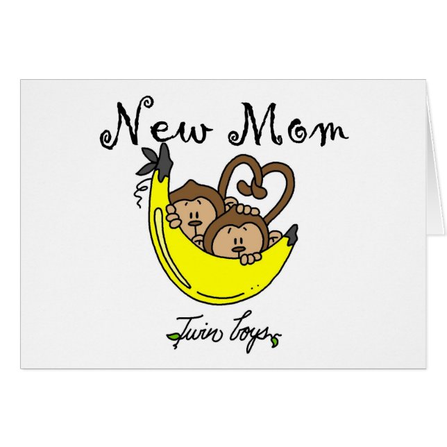 Twin Boys New Mom Tshirts et cadeaux (Devant horizontal)