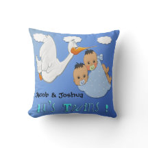 Twin Boys - Stork Keepomwille Pillow