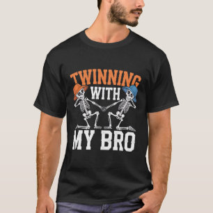 Twin Boys Twinning Halloween Beste Vriend Matching T-shirt