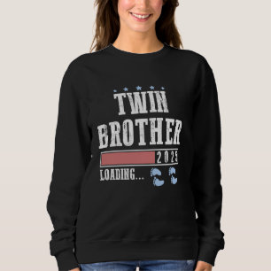 Twin BROTHER 2025 Loading Please Wait Zwangerschap Trui
