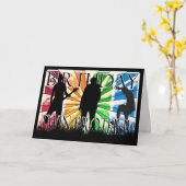 Twin Brother Carte d'anniversaire Homme Moderne (Fleur jaune)