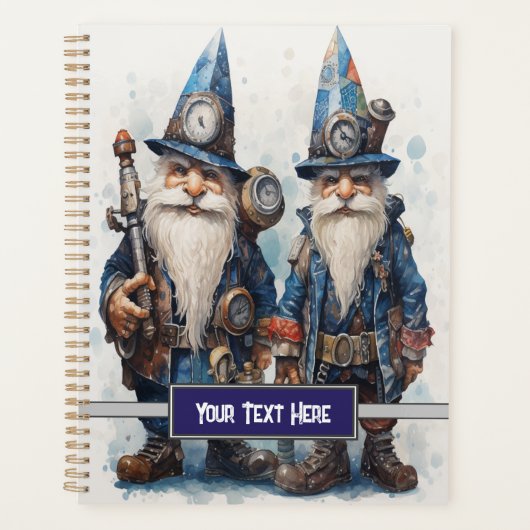 Twin Brothers Wizard gnomes Steampunk (Devant)