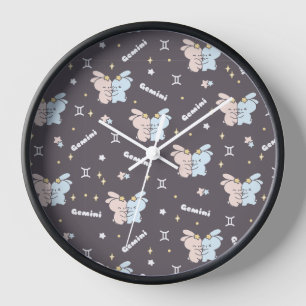Twin Bunnies Embrace - Tweelingen Zodiac Constella