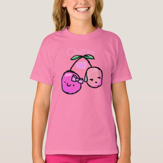 Twin Cherries T-shirt (Voorkant)