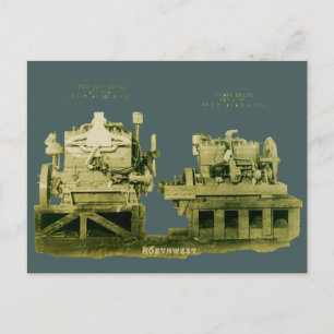 Twin City GAS Engine Climax GAS Engine  Briefkaart