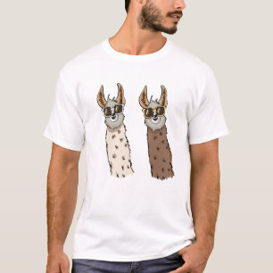 Twin Cool Lamas T-shirt