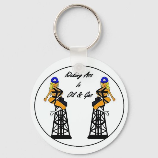 Twin Derricks Sleutelhanger (Voorkant)