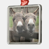 ****TWIN DONKEY PAIR *** ORNAMENT (Links)