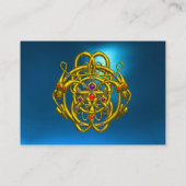 TWIN DRAGONS Blue Sapphire Visitekaartje (Achterkant)