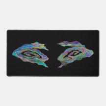 Twin Dragons Chasing The Sun - Surreal Painting