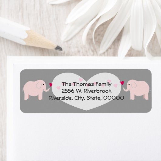 Twin Elephants Meisjes Label (Insitu)