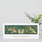  Twin Fishes Modern Wedding Kaart (Staand voorkant)