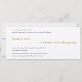  Twin Fishes Modern Wedding Kaart (Achterkant)