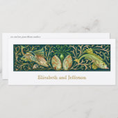  Twin Fishes Modern Wedding Kaart (Voorkant / Achterkant)