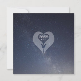 Twin Flame Bedankkaartjes voor de tafel Save The Date