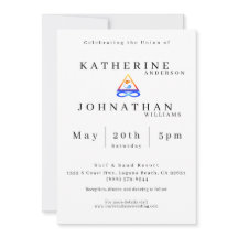 Twin Flame bruiloft thema-