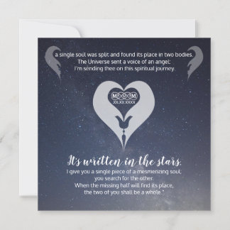 Twin Flame Dank U Tafelkaarten Save The Date