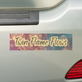 Twin Flame Flows Bumpersticker (Op auto)