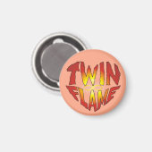 Twin Flame Heart Magneet (Voorkant / Achterkant)
