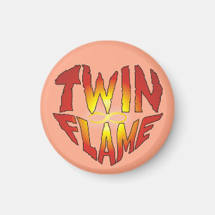Twin Flame Heart Magneet