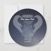 Twin Flame Save the Dates Bewaar de datum Date (Achterkant)