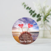 Twin Flame Save the Dates Date (Staand voorkant)